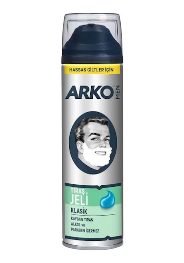 Arko Klasik Hassas Ciltler İçin Tıraş Jeli 200 ML