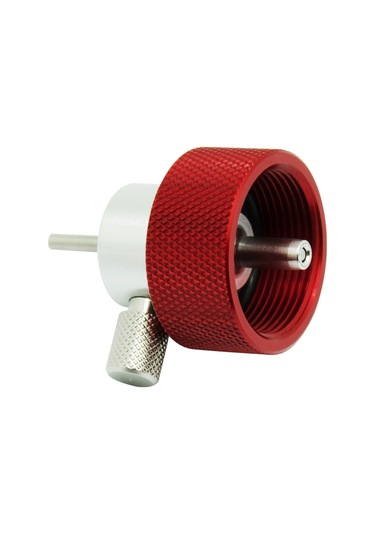 Youmex Metal Ve Silikon Dış Mekan Propane Dolum Bağlantısı, Yeşil Gaz İçin Kapağlı Ağızlı Bağlantı Kırmızı