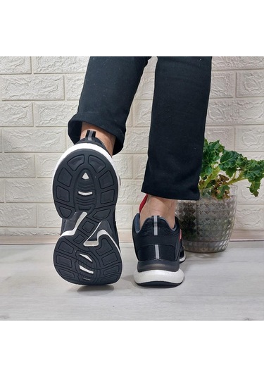 Dunlop 2401 Siyah Fuspetli Air Rahat Taban Erkek Spor Ayakkabı 001