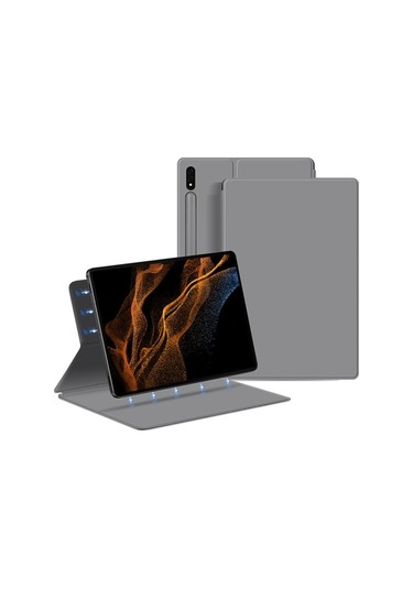 Didadodo Samsung Tab S9 Ultra 14.6 2023 Kılıf - Otomatik Uyandırma Kalem Yuvası Katlanabilir Stand