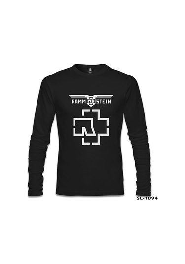 Rammstein - Logo Siyah Erkek Sweatshirt