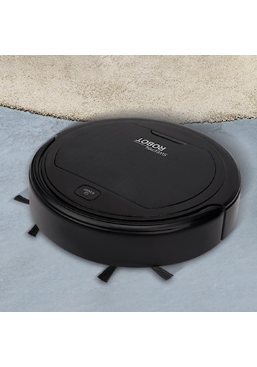 Suntek 3'ü 1 Arada Robot Süpürge Düşük Gürültülü Siyah Siyah