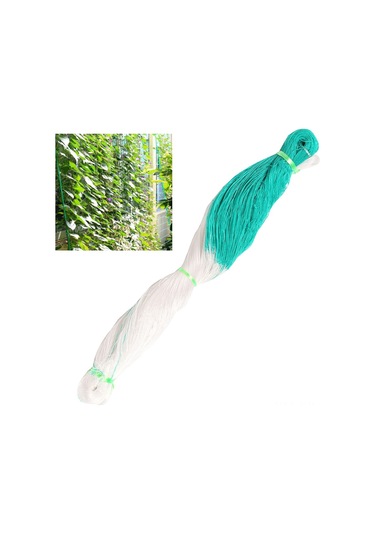 Gajeena Sebze Ve Bitki Tırmanma Desteği Ağı - 2x100m Plastik Malzeme - Bahçe, Seracılık Ve Ziraat İçin Dayanıklı, Korozyon Ve Yaşlanmaya Dirençli