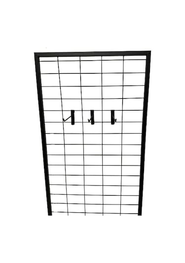 Ayaklı Tel Pano 60x150 CM, Telefon Aksesuar Standı, Mağaza Askılı