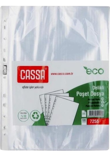 Cassa Eko Poşet Dosya 100'lü