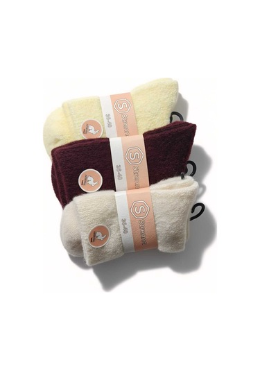 Angora Yün Tavşan Yünü Çorap Asorti 3'lü Set Set 2