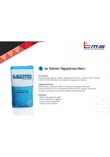 Q-master Isı Yalıtım Yapıştırma Harcı