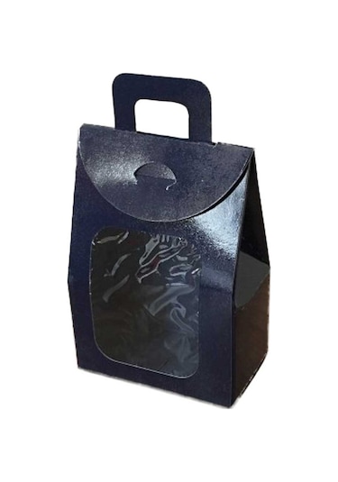 Kına Ve Çerez Çantası Pencereli Karton 7.5X11X4 (20 Adet) Lacive