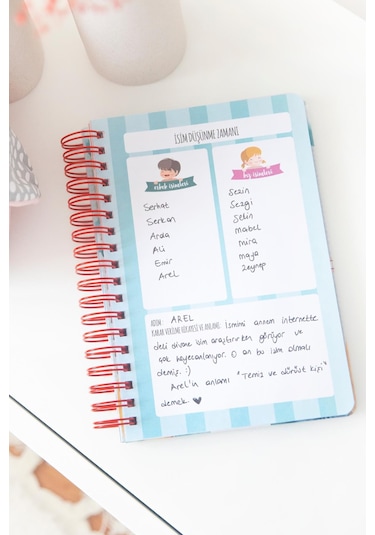 Bebek Anı Defteri Erkek Stickerlı + Çekim Ve Zeka Kartları Seti