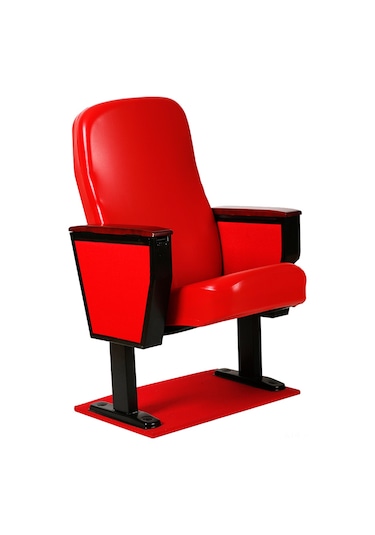 Yaozixa Kiremit Rengi Pu Deri Sinema Sandalye Kılıfı - Su Geçirmez, Lekeden Koruyucu, Esnek Ve Kolay Yıkanabilir Kırmızı