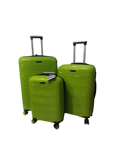 Abs 4 Tekerlekli Kırılmaz Bavul Set Yerli Üretim 001