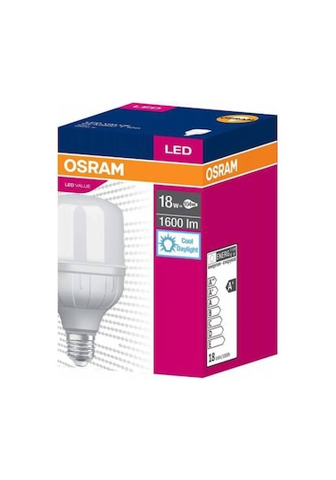 Osram 18W (104W) Büyük Boy Led Ampul Beyaz Tasarruflu Jumbo Torch 6500K Boy:13.6 CM
