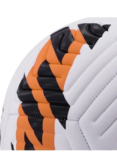 Turuncu Yeni Desenli Futbol Topu 4 Astarlı No:5 480 Gr + Pompa Hediyeli X507 Turuncu