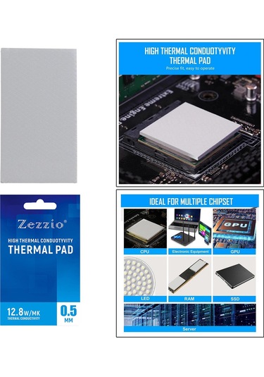 Suntek Silikon Termal Ped 12.8 W/mk Isı Direnci Pc Dizüstü