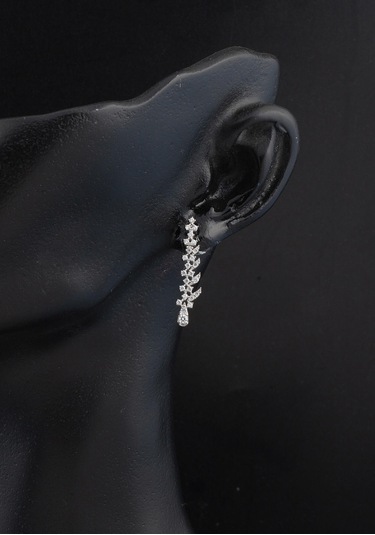 Bilezikci Elizabeth 14 Ayar Beyaz Altın Düğün Seti