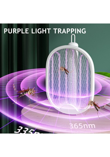 Gajeena Katlanır Usb Şarjlı Elektrikli Sivrisinek Öldürücü Ve Lamba - Pratik Ve Güvenli Kullanım