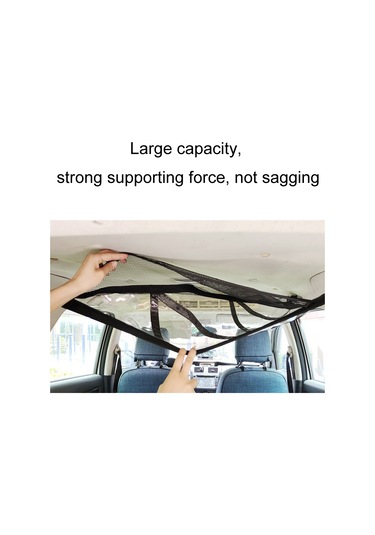 Cbtx Suv Tavan Saklama Ağı Araba Çatı Mesh Saklama Çantası 3 Saplı Modellere Uygun, Özellikler: Şeffaf Pvc+takviye Dokuma