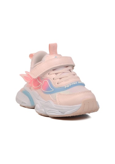 Pudra Cırtlı Hafif Hava Alabilen Kız Çocuk Spor Ayakkabı 1976 P Pudra
