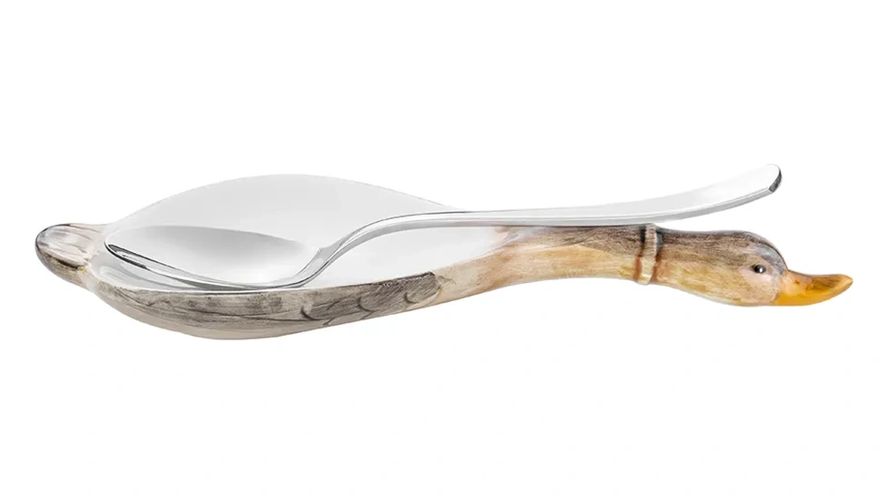 Elan Gallery Kaşık Altlığı "ördek", 26x10x2,5 Cm 17465838 Turuncu