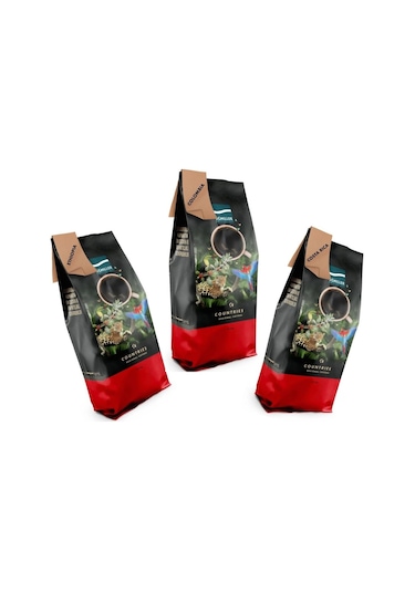 Schiller Colombia + Ethiopia + Costa Rica Yöresel Kahve 3 x 250 G