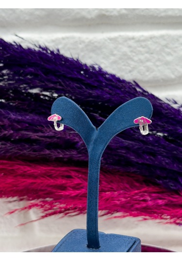 925 Ayar Gümüş Fil Necati Modelli Zarif Kız Çocuk Küpesi Gümüş