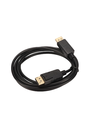 Springsun 1.8m Dp-dp Kablosu, 4k 30hz Ultra Hd, 24k Altın Kaplama, 5 Katlı Koruma, Esnek Dayanıklı Pu Kablo, Bilgisayar-monitör-projeksiyon Uyumlu