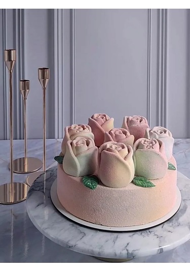 Silico Öğretmene Güzel Gülü Krem Peyniri İçin Kalıp 203789764 Siyah