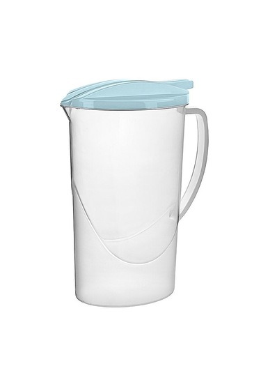 Şeffaf Sürahi 1700ml / 57oz - Mavi