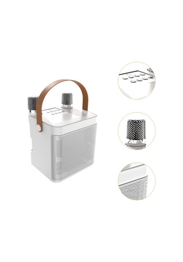 Suntek Taşınabilir Hoparlör Çok İşlevli Kolay Beyaz