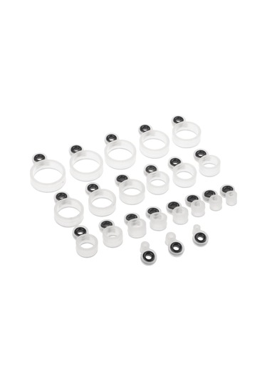 Suntek 22 Adet Teleskopik Olta Kılavuzları Üst Halka Seti Olta