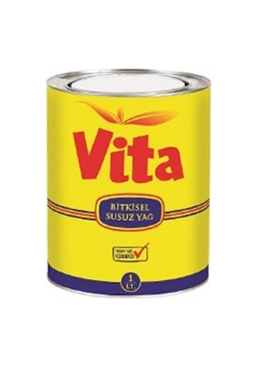 Vita Bitkisel Susuz Margarin Teneke 2 x 1 L