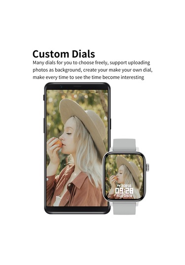 Jeemson T49 1.9" Dokunmatik Ekran Bluetooth Akıllı Saat (İthalatçı Garantili)