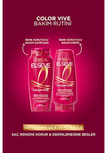 Elseve Color Vive Renk Koruyucu Bakım Şampuanı 300 ML