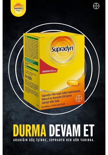 Orzax 30 Film Kaplı Tablet | Koenzim Q10, Multivitamin Ve Mineral Içeren Takviye Edici Gıda