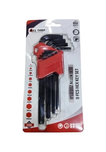 El Toro Uzun Torx Allen Seti 9 Pcs