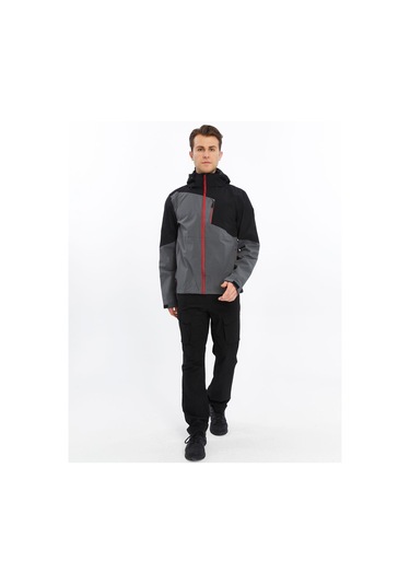 Mapamyumco Windbreaker Erkek Ceket - Füme