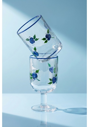 Karaca Blueberry Meşrubat Bardağı 420 ml Mor