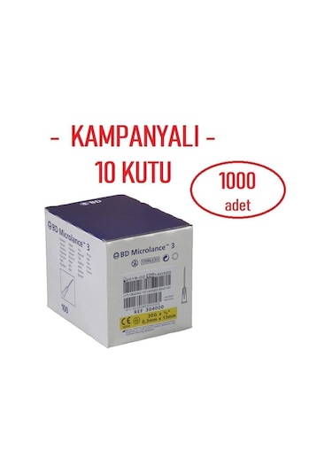Bd 10 Kutu Microlance 3 Mezoterapi 30G Bd Çok Renkli