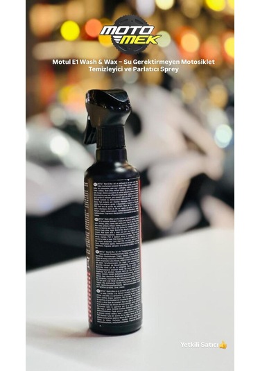 Motul E1 Wash & Wax Pratik Motosiklet Yüzey Temizleyici 400ml