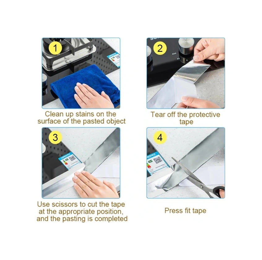 Alüminyum Su Sızdırmaz Yanmaz Bant Renk