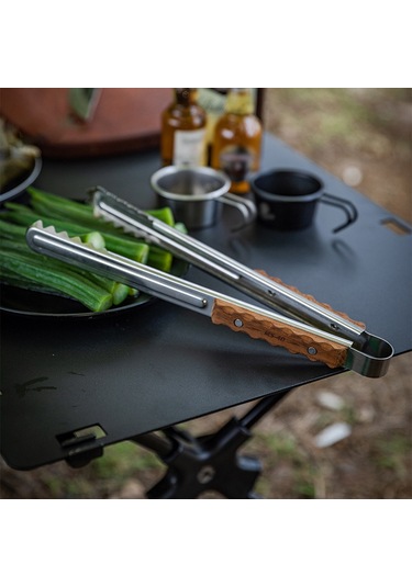 Geeksen 304 Paslanmaz Çelik Somunlu Grip, Anti-ısı Korkuluk, Büyük Boy Manav, Akşam Yemeği, Barbekü, Sosis, Balık, Sebze, Et Kızartma, Tost, Pişirme, Krokodil Dişli, Tutucu, Kol, Parça Çok Renkli