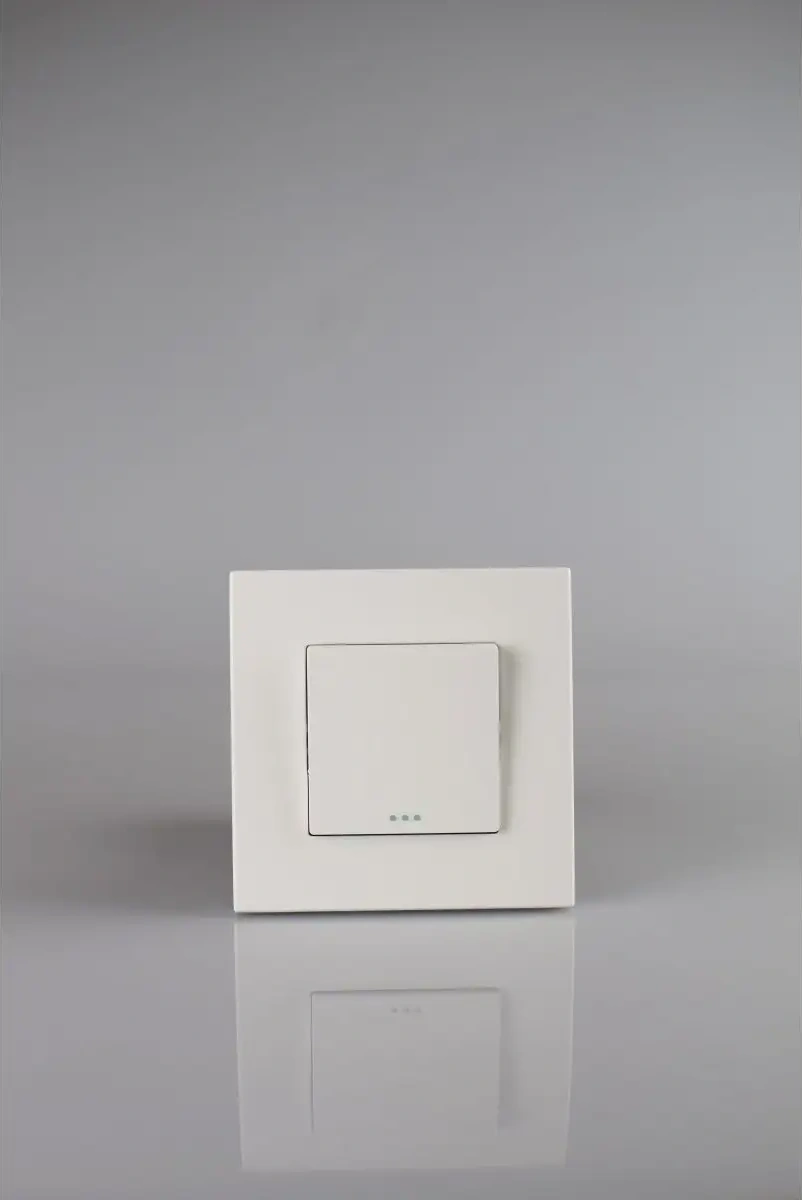 Vo'stabl Aydınlatmasız Beyaz Tek Tuşlu Işık Anahtarı 154082610