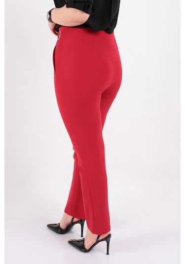 Ayhan 70609 Kadın Pantolon 70609-174-R0766 Kırmızı Ayhan 70609 Kadın Pantolon 70609-174-R0766 Kırmızı
