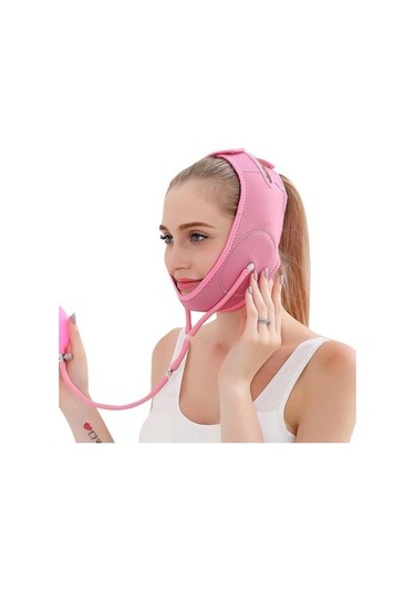 Hava Basın Up Kemer Ince Yüz Bandaj V Hattı Yanak Çene Kemer Yüz Şekil Şekillendirici Için Cilt Bakımı Güzellik Aracı Ev Kullanımı Güzellik Cihazları Nplovm Pembe