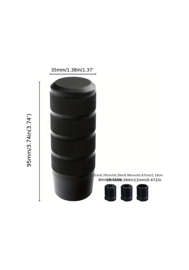 Besthome1 Evrensel Mavi Alüminyum Vites Topu 95mm Kaymaz Manuel Şanzıman Rulmanlı