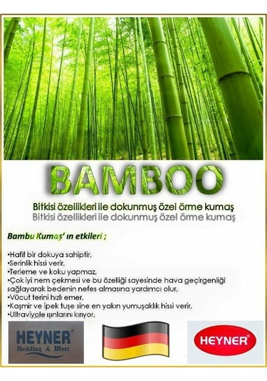 Babyhopeankara 120X190 Heyner Bamboo Ortopedik Yaylı Yatak | Yaylı Yatak 120X190