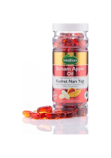 Mindivan Kudret Narı Yağı Soft Jel Kapsül 1000 mg 100'lü