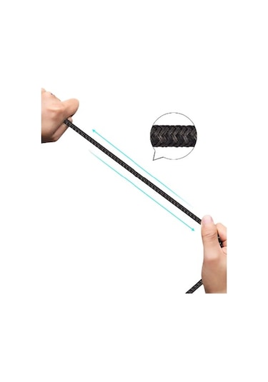 Auris 3.4 Amper İphone Uyumlu Kablo Yüksek Hızlı Şarj Kablosu Lightning