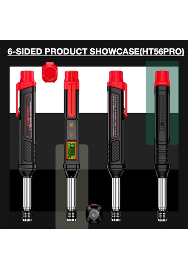 Springsun Habotest Ht56 Pro Kalem Tipi Esnek Gaz Kaçak Dedektörü Sesli Ve Görsel Alarmlar Son Derece Hassas Koklayıcı Doğal Gaz