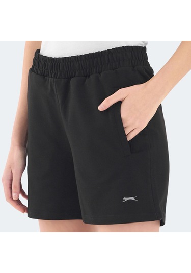 Slazenger RAMLAH I Kadın Cepli Siyah Şort